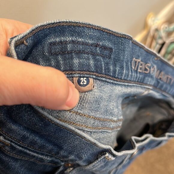 Citizens of Humanity Avedon Stick Skinny‎ Leg Crop Sz 25 - Picture 6 of 6